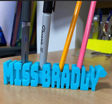 Personalised Pen Holder, Pen
