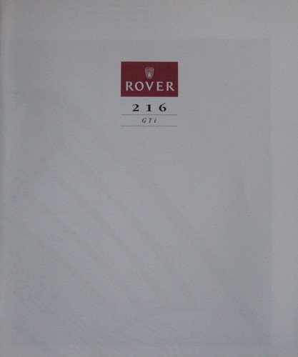 Brochure vendita grande - , rover