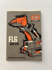  Manuale uso e manutenzione originale Fiat trattore cingolato trattore Fl6 60ca
