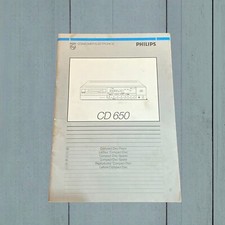 Philips CD 650 Manuale