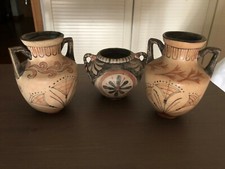 Set di 3 vasi in terracotta