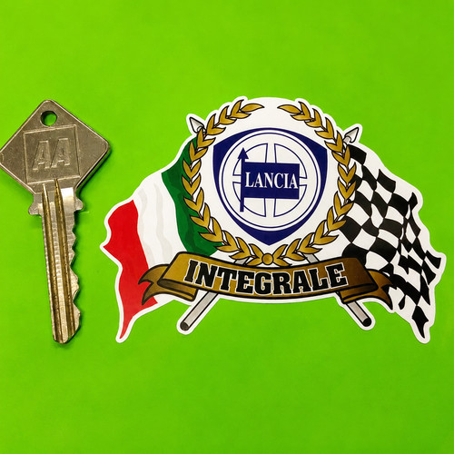 Adesivo lancia delta - delta, integrale