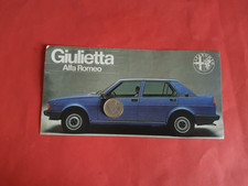 Alfa Romeo Giulietta anni '80