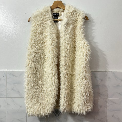 Gilet pelliccia sintetica wet - gilet,