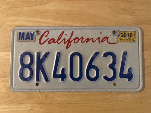 Vintage california number - california,