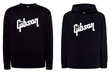 Felpa gibson nera con - o, senza