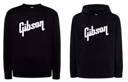 Felpa gibson nera con senza - gibson,