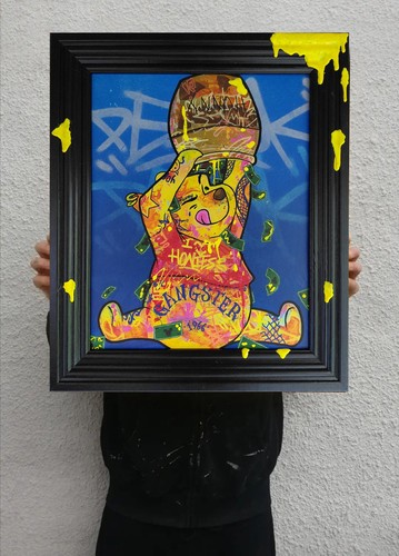 Quadro originale disney winnie - originale,