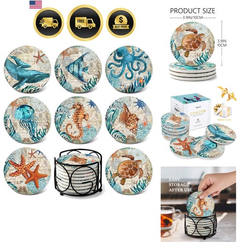 Set sottobicchieri sea ocean - 8,