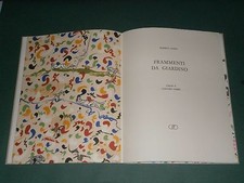 AGENORE FABBRI - SANESI - FRAMMENTI DA GIARDINO - 4 LITOGRAFIE - 1990 UPIGLIO   