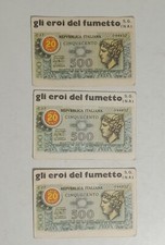 Gli Eroi del Fumetto banconote