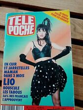 Magazine TV TELE POCHE numéro 11 13-juin 1987-lio cuir et jarretelle -revue !