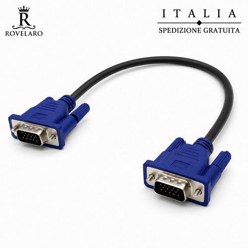 Cavo vga maschio - vga, maschio-maschio