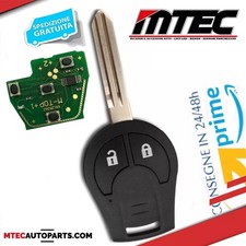 CHIAVE TELECOMANDO GUSCIO SCHEDA NISSAN MICRA COMPLETO CHIP ELETTRONICA