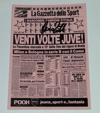 AUTOGRAPH DINO ZOFF GAZZETTA