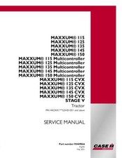 CASE IH MAXXUM 115, 125, 135