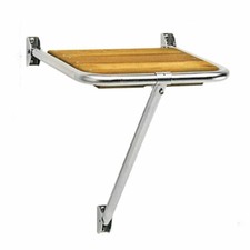 Plancetta di poppa per Barca cm 36x34 in acciaio inox e Iroko