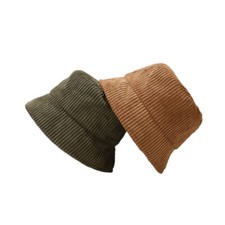 Donna Vintage Velluto a Coste Secchio Cappello Outdoor Pescatore Largo Tesa Sole