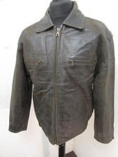 Giacca moto vintage pelle - giacca,