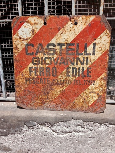 Insegna vintage metallo - vintage,