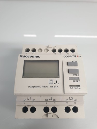 Contatore trifase socomec - trifase,