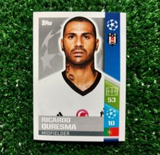 FIGURINA TOPPS CHAMPIONS LEAGUE 2017/18 BESIKTAS N°378 QUARESMA 2018