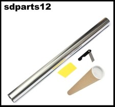 Pellicola Adesiva Cromata Argento Effetto Specchio Cromo Silver Tuning 300*50cm