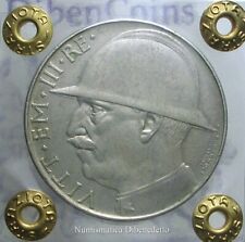 Regno  - Vittorio Emanuele III - 20 Lire Elmetto 1928 RARA Periziata