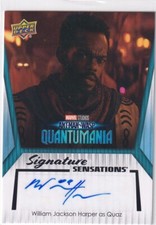 Upper Deck Marvel Studios Series 2 2024 SS-HA William Jackson Harper Quaz Auto