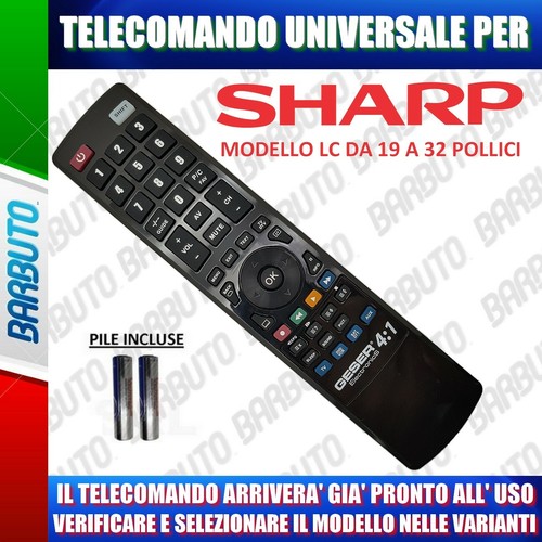 Telecomando universale sharp - telecomando,