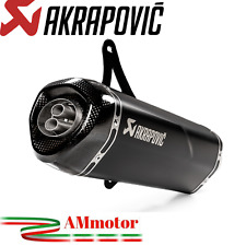 Akrapovic Vespa Gts 300 2008 Terminale Di Scarico Scooter Marmitta Inox Nero