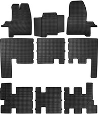 Tappetini in gomma Neri per Ford Tourneo Custom I 2012-2023 Set da 9 pezzi
