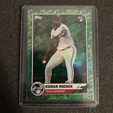 2025 Kumar Rocker Rookie Card Topps All Star Green Foil /99 #39 Texas Rangers