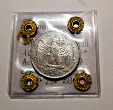 Moneta da 1 lira 1943 R Impero Vitt. Emm III ...Certificata