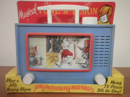 Televisore vintage fiabe - televisore,