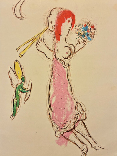 Lithographie marc chagall - marc,