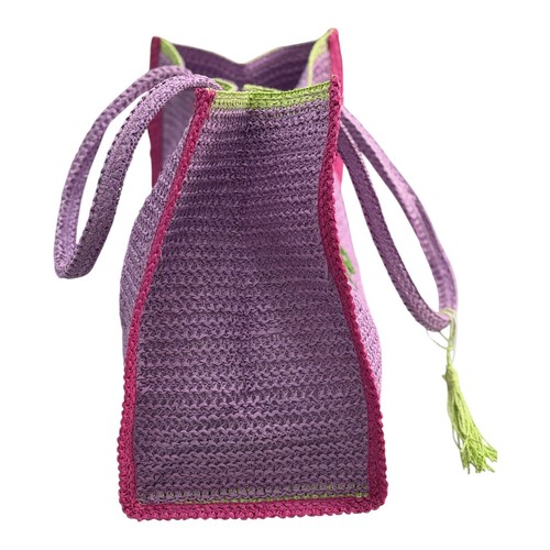 Borsa mare paglia papalina - paglia,