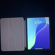 ipad with white folio case 