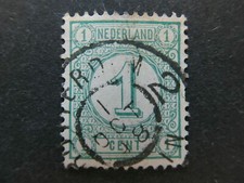 A4P48F35 Netherlands 1876-94 1c used