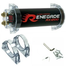 1 RENEGADE RX1200 power cap condensatore car audio 1,2 farad capacitor 1 2 3 4 5