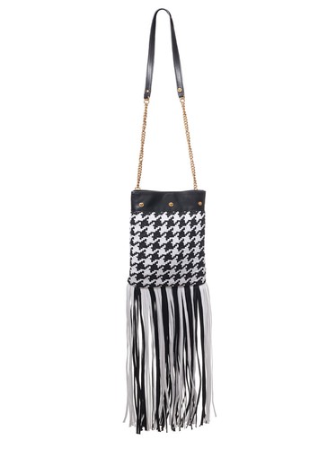 Borsa tracolla pied poule - tracolla, pied-de-poule