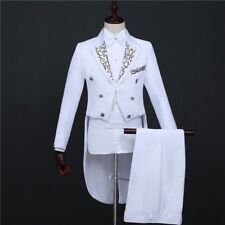 Uomo Stampa Bavero Frac +