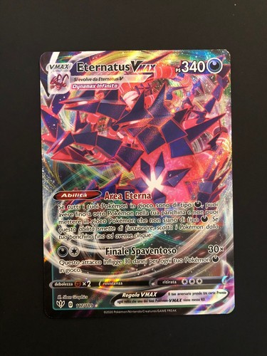 Carta pokemon eternatus - eternatus, vmax