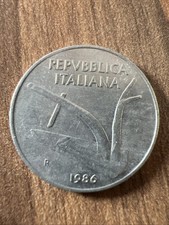 MONETA REPUBBLICA ITALIANA 10