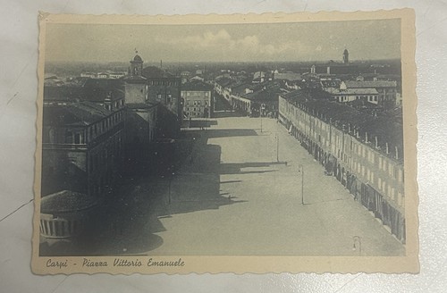Cartolina carpi piazza - cartolina,
