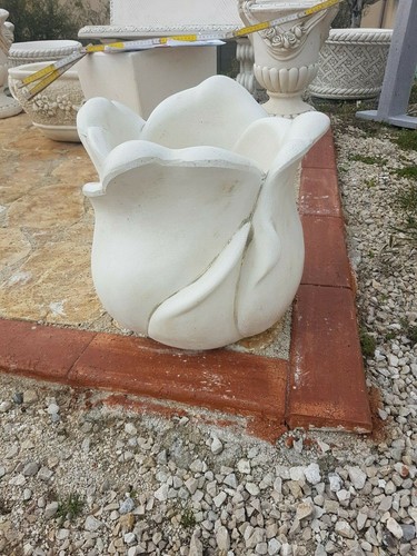 Fioriere cesto vaso cemento - cesto,