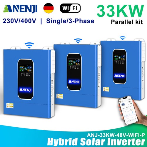 Inverter solare ibrido 33kw - solare, on