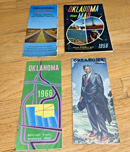 Oklahoma state maps 1958 - 4,