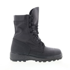 Stivali McRae Packed Navy punta acciaio made in USA 9052 uomo neri extra larghi