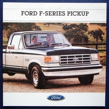 Brochure depliant Ford serie F 1988 pickup (USA)